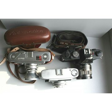 Lotto 3 FOTOCAMERA  ANALOGICA YASHICA TL ElectroX  AGFA optimaI DURST Automatica