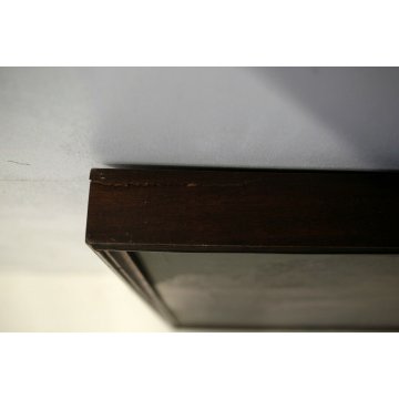 ANTICO STRAPPO AFFERSCO VEDUTA PAESAGGIO CON ARCHITETTURE MURA MEDIEVALI 