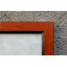 ANTICO QUADRO ACQUERELLO VEDUTA PORTO MARINA NAVI BARCHE PRIMA META' 900