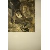ANTICO QUADRO Edmondo Poletti GRAFFITO OLIO SU CARTA Don Chisciotte PE 52 NOVARA