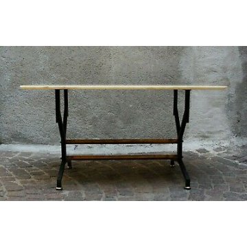 TAVOLINO DESIGN ITALIANO ANNI '50 MARMO OTTONE METALLO COFFEE TABLE mid century