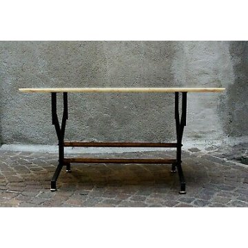 TAVOLINO DESIGN ITALIANO ANNI '50 MARMO OTTONE METALLO COFFEE TABLE mid century