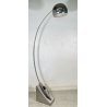 LAMPADA TERRA ARCO LAM DESIGN BOLOGNA ANNI 70 ACCIAIO INOX VINTAGE LAMP CROMATA