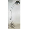 LAMPADA TERRA ARCO LAM DESIGN BOLOGNA ANNI 70 ACCIAIO INOX VINTAGE LAMP CROMATA