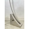 LAMPADA TERRA ARCO LAM DESIGN BOLOGNA ANNI 70 ACCIAIO INOX VINTAGE LAMP CROMATA