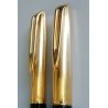 PARURE WATERMAN CF anni 70 VINTAGE penna stilografica NERO ORO OLD FOUNTAIN PEN