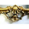 ANTICO GRANDE SPECCHIO SPECCHIERA PARETE BAROCCA CORNICE INTAGLIATA DORATA '900 