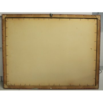 ANTICA INCISIONE LITOGRAFIA ACQUERELLATA La Galere Reale ala fonde 