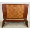 MOBILE BAR DECO VINTAGE DESIGN ATTR. ORVALDO BORSANI ANNI 30 SCACCHIERA CREDENZA