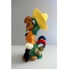 RARA SCULTURA CERAMICA ZACCAGNINI S.A. José Carioca Disney Ugo Zaccagnini '40s