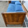 ANTICO LETTO IMPERO 1800 LEGNO NOCE DIVANO ORIGINALE ANTIQUARIATO OLD SOFA BED 