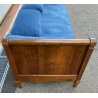 ANTICO LETTO IMPERO 1800 LEGNO NOCE DIVANO ORIGINALE ANTIQUARIATO OLD SOFA BED 