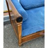 ANTICO LETTO IMPERO 1800 LEGNO NOCE DIVANO ORIGINALE ANTIQUARIATO OLD SOFA BED 