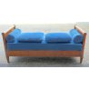 ANTICO LETTO IMPERO 1800 LEGNO NOCE DIVANO ORIGINALE ANTIQUARIATO OLD SOFA BED 