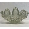 GRANDE VASO CONCHIGLIA COPPA OVALE ERCOLE BAROVIER E TOSO IRIDATO 1940 MURANO 