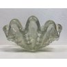 GRANDE VASO CONCHIGLIA COPPA OVALE ERCOLE BAROVIER E TOSO IRIDATO 1940 MURANO 