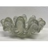GRANDE VASO CONCHIGLIA COPPA OVALE ERCOLE BAROVIER E TOSO IRIDATO 1940 MURANO 
