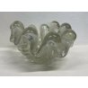 GRANDE VASO CONCHIGLIA COPPA OVALE ERCOLE BAROVIER E TOSO IRIDATO 1940 MURANO 