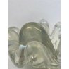 GRANDE VASO CONCHIGLIA COPPA OVALE ERCOLE BAROVIER E TOSO IRIDATO 1940 MURANO 