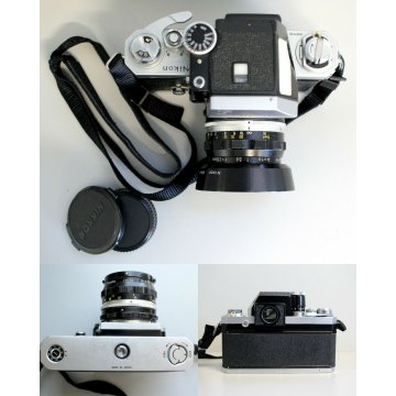 LOTTO MACCHINE FOTOGRAFICHE ANALOGICHE SLR  VINTAGE Nikon F PHOTOMIC - Contaflex