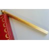 PENNA SFERA Must De Cartier TRINITY ORO epoca GOLDEN BALLPOINT PEN BOX plaque or