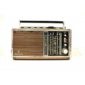 RADIO VINTAGE PORTATILE GRUNDIG SATELLIT TRANSISTOR 6001 (69/71) WOODEN EDITION 