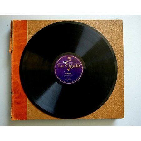 ANTICO RACCOLTA ALBUM  12 DISCHI 78 giri BACHELITE VINILE per GRAMMOFONO '30/'40