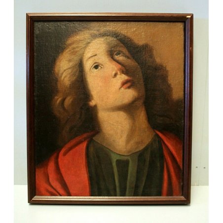 ANTICO DIPINTO OLIO Tanzio da Varallo RITRATTO SANTA FIGURA ANGELICA VALSESIA 600