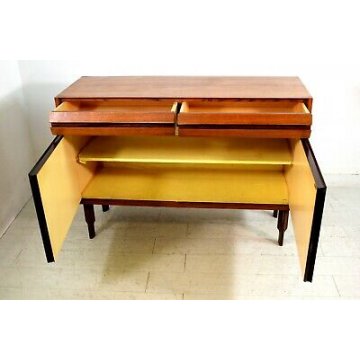 CREDENZA VINTAGE SIDEBOARD ANNI '60 PALISSANDRO DESIGN MIDCENTURY MODERN 