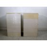 COPPIA CASSETTIERA KARTELL DESIGN Simon Fussel 5 CASSETTI TOP BIANCO ABS ANNI 70