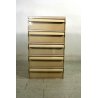 CASSETTIERA KARTELL DESIGN Simon Fussel 5 CASSETTI TOP BIANCO ABS VINTAGE 1970