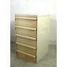 CASSETTIERA KARTELL DESIGN Simon Fussel 5 CASSETTI TOP BIANCO ABS VINTAGE 1970