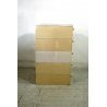 CASSETTIERA KARTELL DESIGN Simon Fussel 5 CASSETTI TOP BIANCO ABS VINTAGE 1970