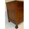 ANTICA CREDENZA IMPERO ZAMPE FERINE 1900 SCOLPITA DISPENSA MOBILE OLD FORNITURE