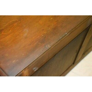 ANTICA CREDENZA IMPERO ZAMPE FERINE 1900 SCOLPITA DISPENSA MOBILE OLD FORNITURE