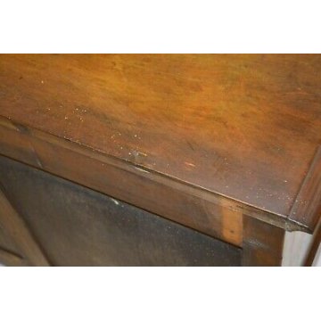 ANTICA CREDENZA IMPERO ZAMPE FERINE 1900 SCOLPITA DISPENSA MOBILE OLD FORNITURE