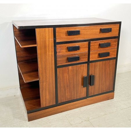 CREDENZA DESIGN CASSETTI DECO MOBILE ANNI 40 VINTAGE LEGNO CANTU SIDEBOARD 1940 