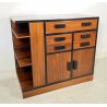 CREDENZA DESIGN CASSETTI DECO MOBILE ANNI 40 VINTAGE LEGNO CANTU SIDEBOARD 1940 