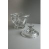 VASO con COPERCHIO IN CRISTALLO MOLATO Baccarat FRANCE POTICHE MARMELLATIERA
