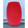 VASO RON ARAD PER SERRALUNGA ROSSO DESIGN MADE IN ITALY TOP POT HARD POLIETILENE
