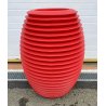 VASO RON ARAD PER SERRALUNGA ROSSO DESIGN MADE IN ITALY TOP POT HARD POLIETILENE