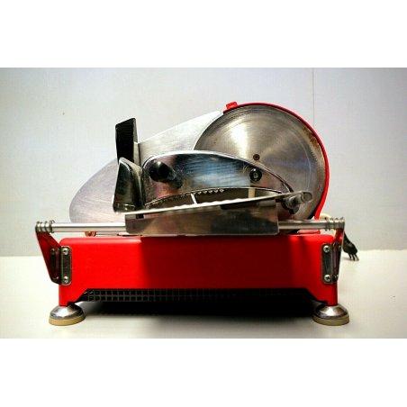 AFFETTATRICE VINTAGE Quick Mill OMRE ROSSO ELETTRODOMESTICO MODERNARIATO ANNI 70