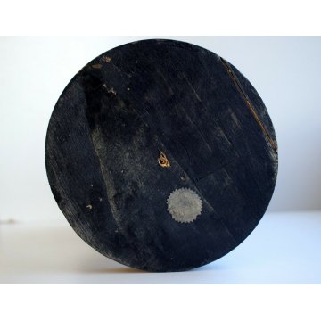 SCULTURA BUSTO TERRACOTTA DIPINTA RAME BRONZO DONNA CAPELLI AL VENTO PRIMO '900