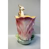 SCULTURA CERAMICA Bamby SVUOTATASCHE PORTAVASO SMALTO POLICROMO VINTAGE ANNI 50