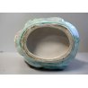 SCULTURA CERAMICA Bamby SVUOTATASCHE PORTAVASO SMALTO POLICROMO VINTAGE ANNI 50