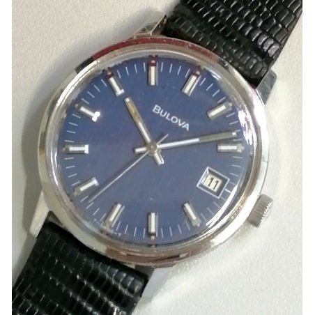 RARO OROLOGIO POLSO Bulova N2 anni 70 MECCANISMO 11 AOCD OLD WRIST WATCH DATA