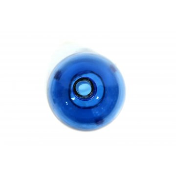ANTICA MOSCAROLA IN VETRO SOFFIATO BLU TRASPARENTE ACCHIAPPAMOSCHE NASSA '800