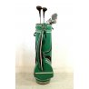 SACCA da GOLF con MAZZE Burberry's VINTAGE GOLF BAG with IRONS Mizuno MS-3  80's