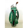 SACCA da GOLF con MAZZE Burberry's VINTAGE GOLF BAG with IRONS Mizuno MS-3  80's