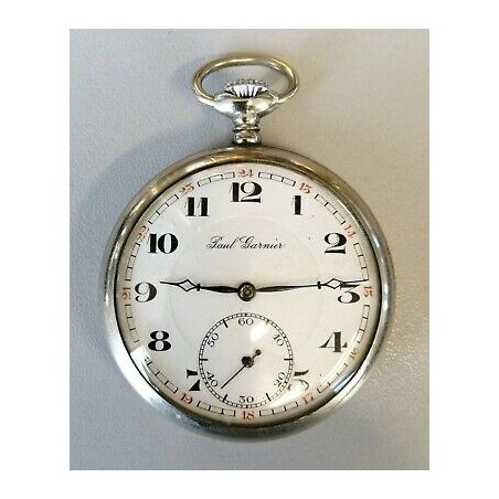 ANTICO OROLOGIO TASCA Paul Garnier Paris EPOCA 1900 OLD POCKET WATCH taschino